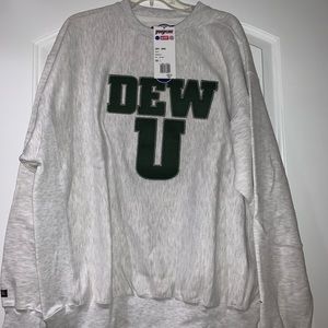 NWT Mountain Dew “Dew U” crewneck